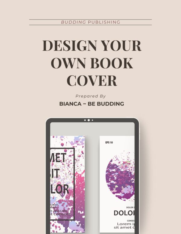 design bookcover canva