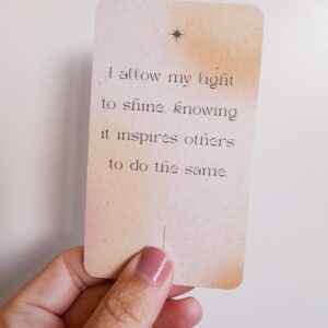 light up affirmations card deck